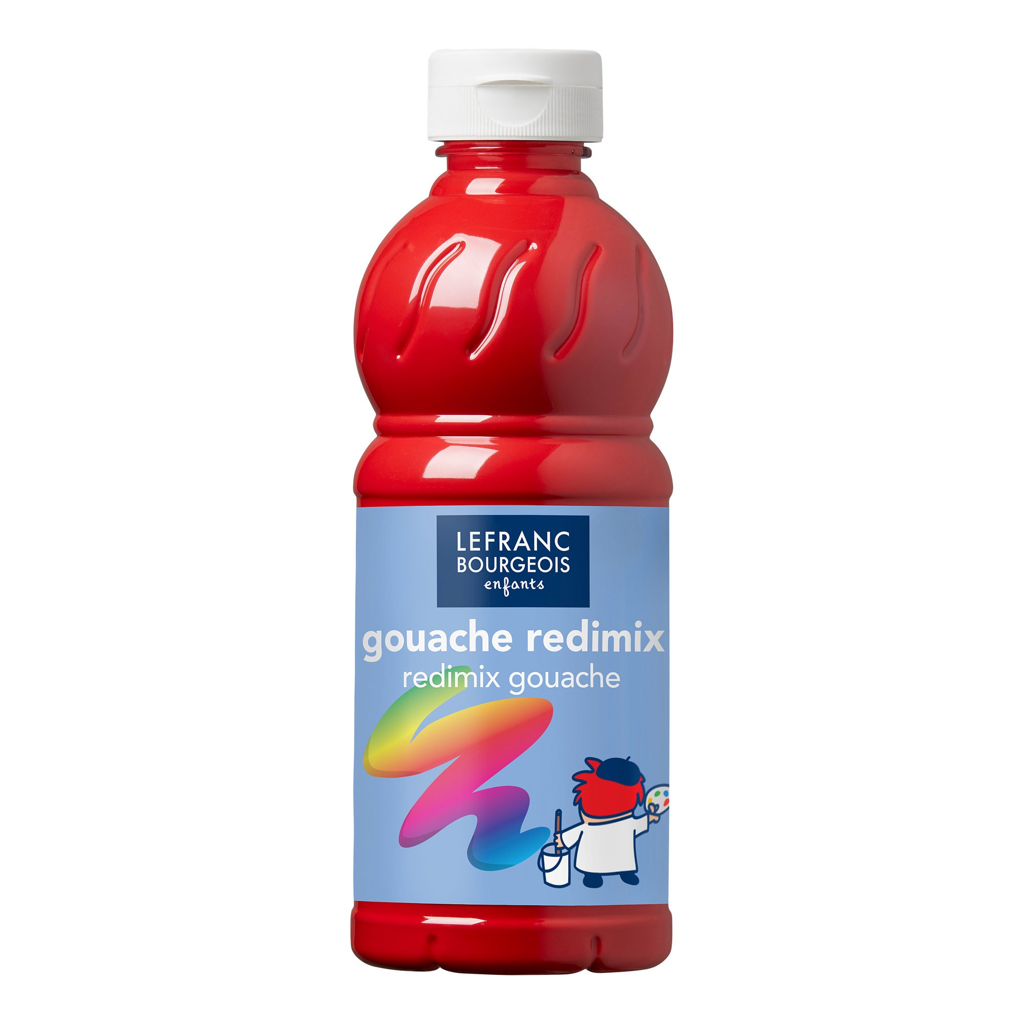 Color & Co Lefranc Bourgeois Kids Redimix Gouache Brilliant Red 500ml
