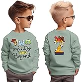 GLIGLITTR 2nd Birthday Boy Sweatshirt Two Year Old Toddler Boys Second Bday Party Outfits Western Cowboy Space Cartoon Shirts
