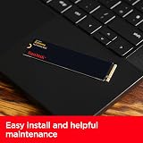SanDisk Extreme 2TB M.2 NVMe SSD PCIe Gen4 5150 MB/s nCache 5 Year view 7