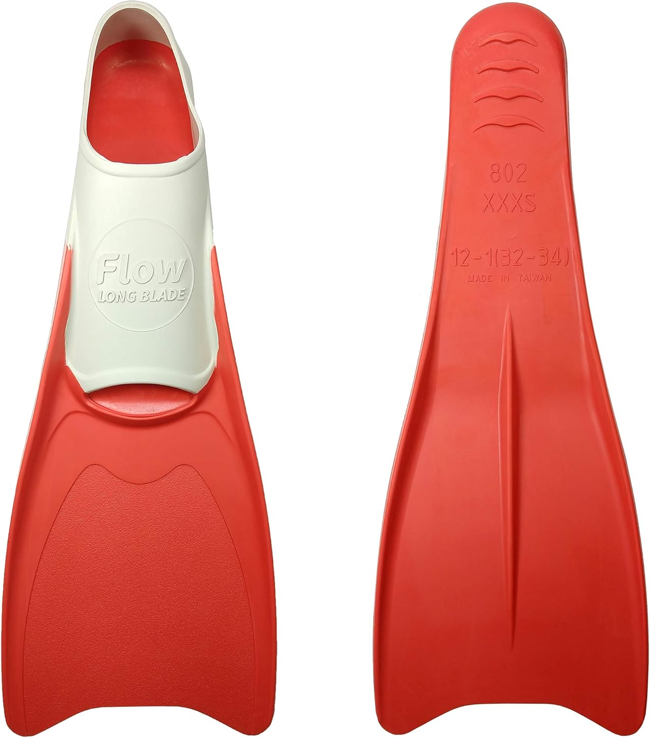 Flow Long Swim Fins for Swimming Training Youth Sizes for Kids Training