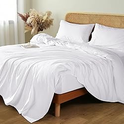 Shilucheng 100% French Linen Sheets - Full Size Bed