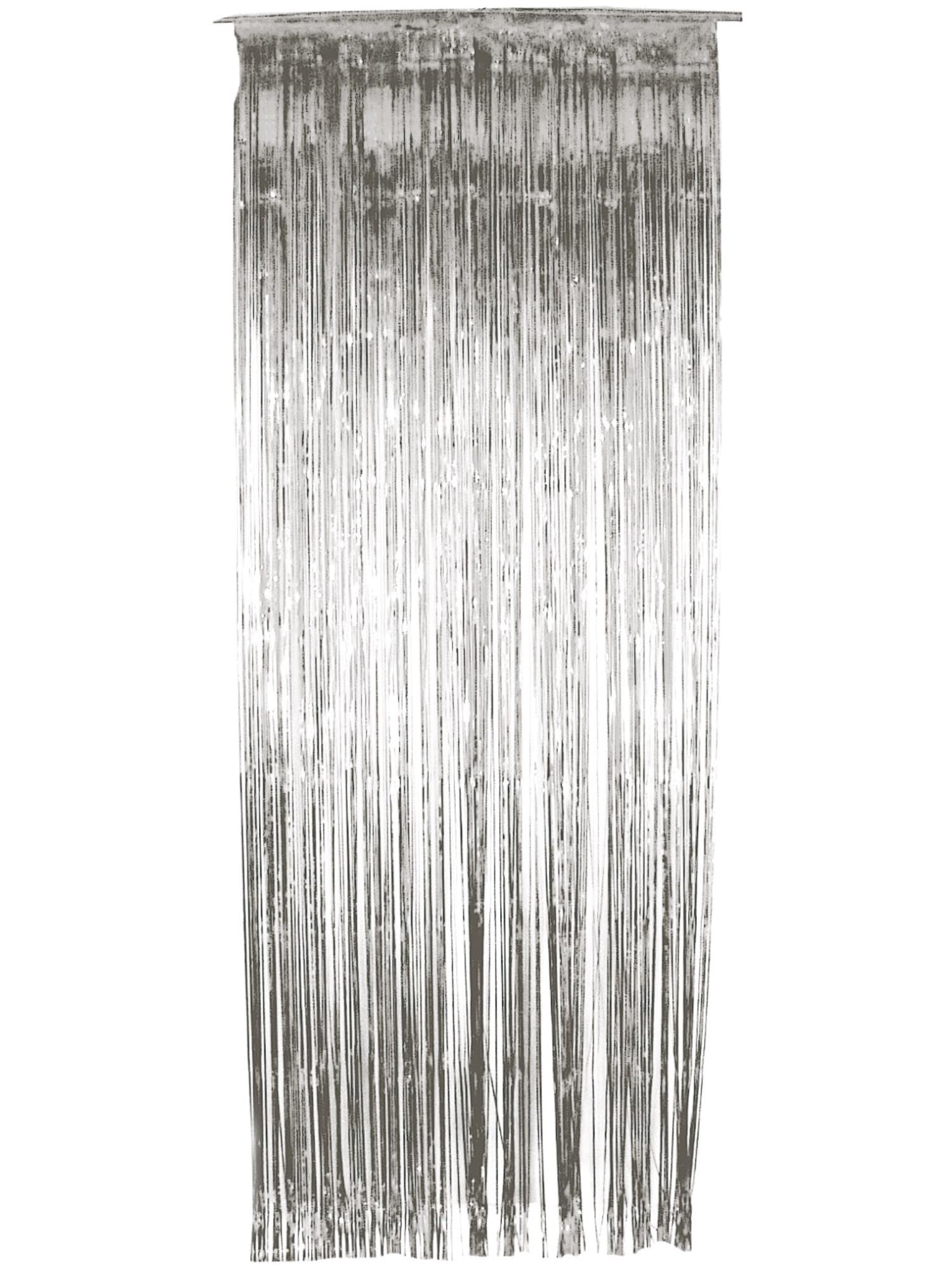 Shimmer Curtain, Metallic Silver, 91cm x 244cm