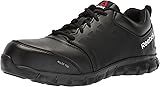 Reebok Sublite Cushion Work EH Black Leather 9 D