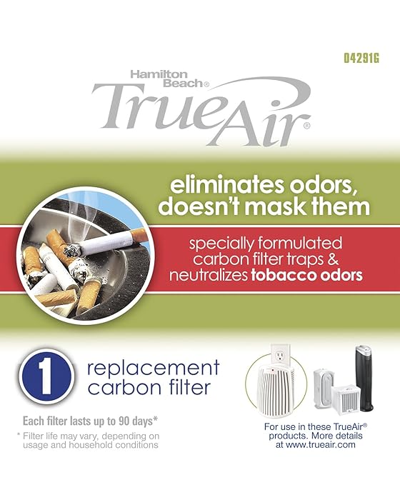 Hamilton Beach Febreze 04291G Odor Removal Filter for Tobacco