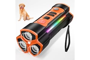 Bark Control Device, Automatic Anti Barking Device, Rechargeable Dog Bark Deterrent, Powerful Anti Bark Device Outdoor Indoor