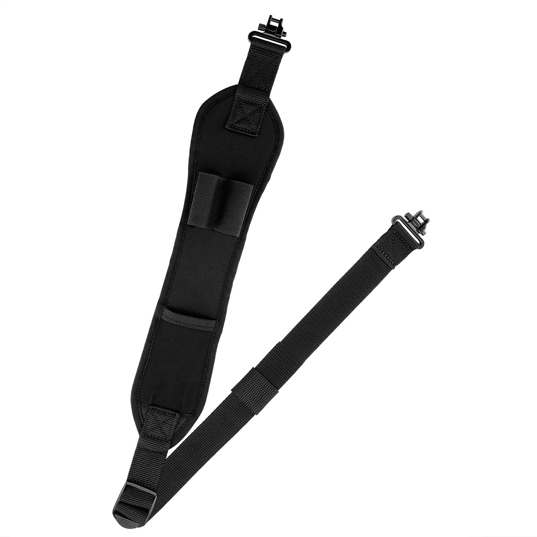 Photo 1 of Pridefend Shotgun Sling with Shell Holder, Adjustable Shoulder Padding Strap with Swivels for Shotgun, Holds 2 Shells for 12GA