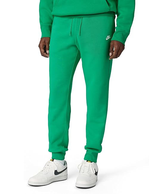 Nike Men's Club Joggers, Stadium Green/Stadium Green/White, 4X-Large Tall