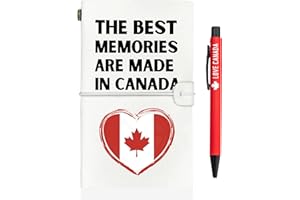 InnoBeta Canadian Gifts for Men Women, Journal Pen Set for Birthday, Christmas, Unique Notebook, Sketchbook, Travel Diary, Li