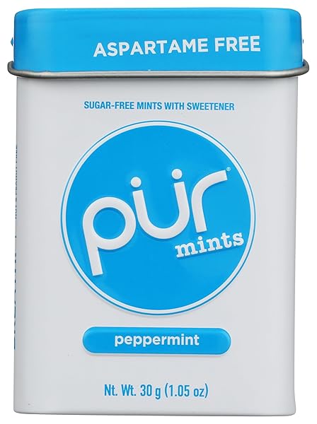 PUR PEPPERMINT MINTS, 30 GR