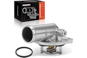 A-Premium Engine Coolant Thermostat Housing Assembly with O-ring Compatible with Jeep Cherokee & Dodge Grand Caravan, Journey