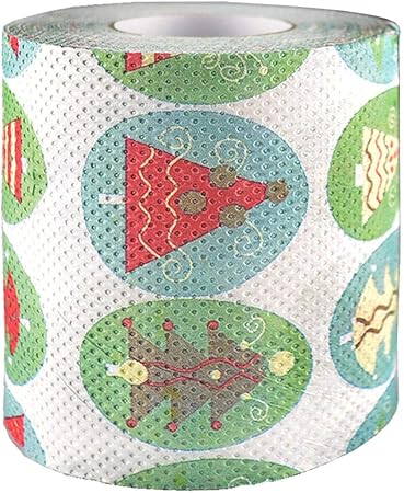Decorazioni Natalizie Rotoli Carta Igienica.Tessuto Di Babbo Natale Rotolo Di Carta Igienica Rotolo Di Carta Stampata Per Decorazioni Natalizie Amazon It Casa E Cucina