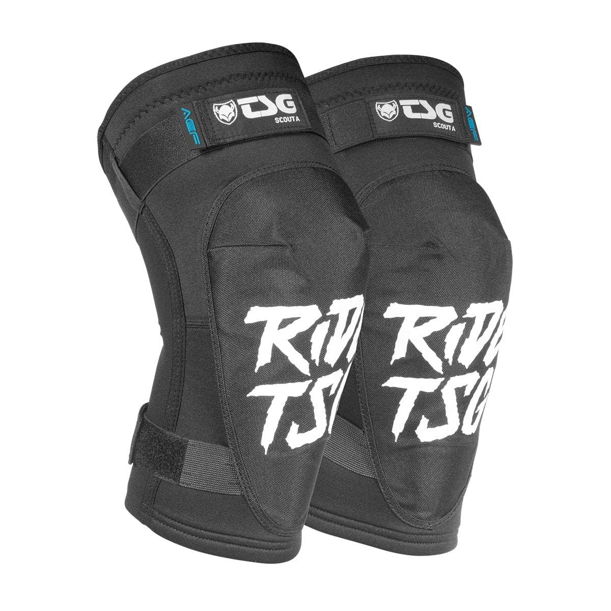 TSG Scout A Kneeguard, ripped black, L