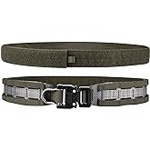 PETAC GEAR Tactical Belt Low Profile Molle Battle Cobra Belt Laser-Cut Tegris Rigid Shooting Gun Duty Belts