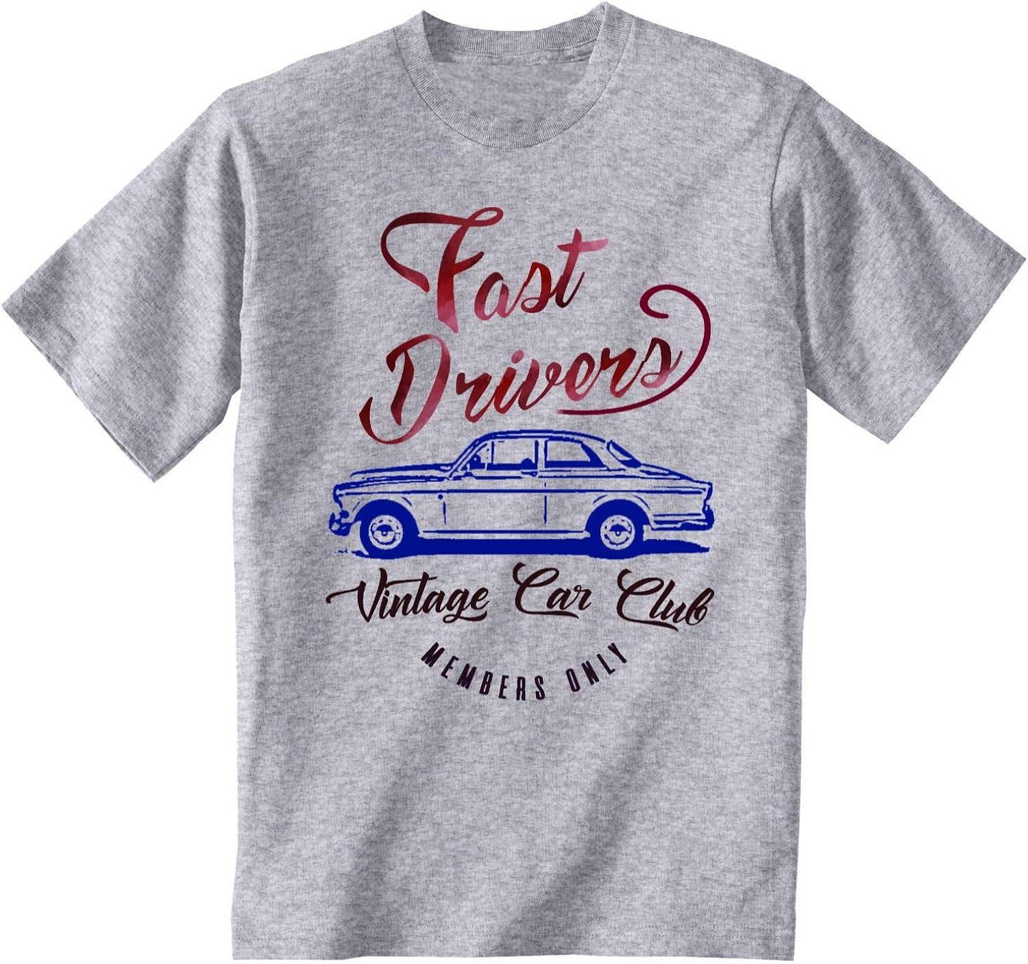 TEESANDENGINES Men's Volvo Amazon Coupe Fast Drivers p Grey TShirt