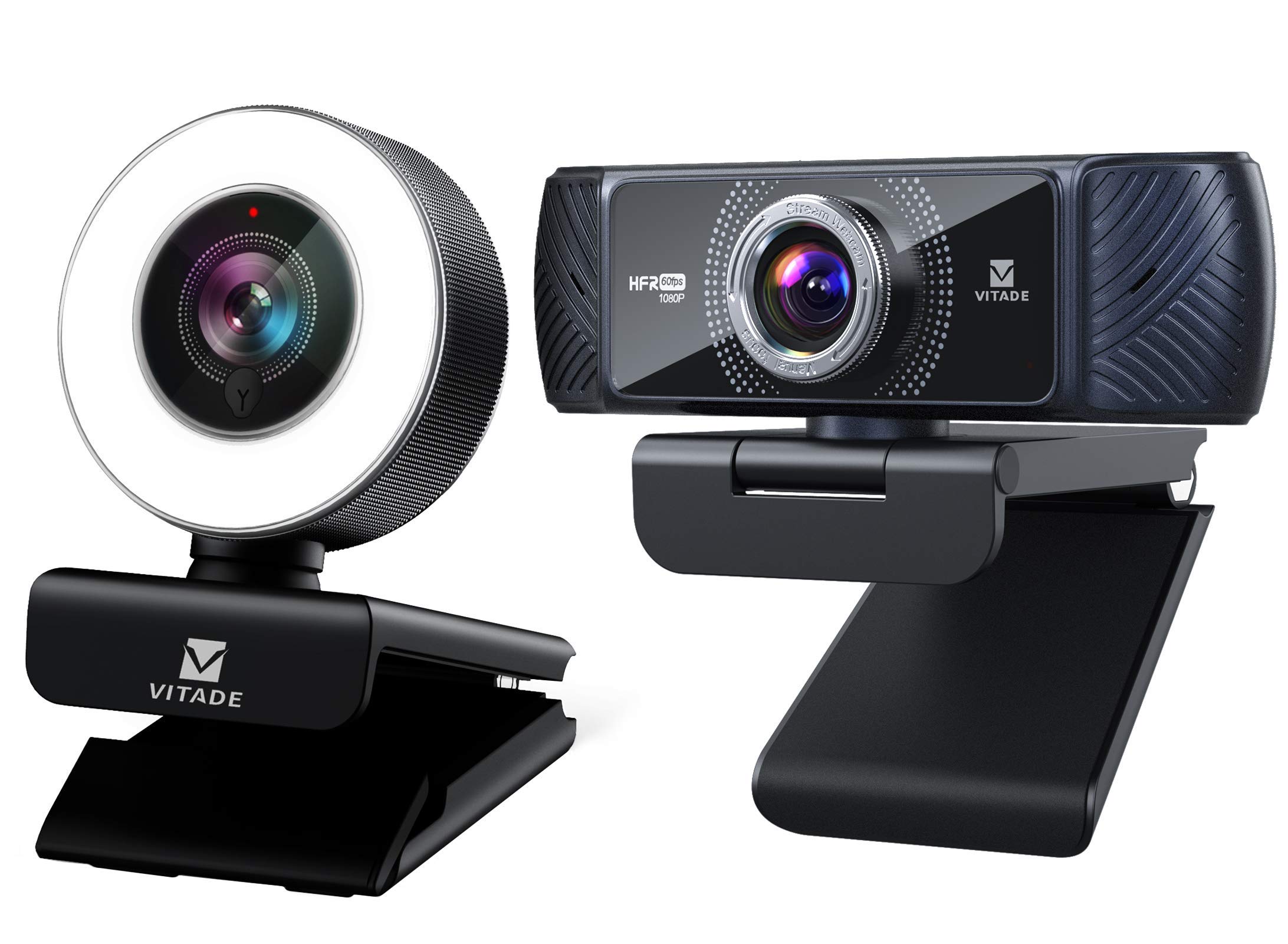 Vitade 960A PC Webcam for Streaming HD 1080P, Vitade 682H 1080P 60fps with Microphone for Streaming 