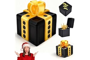 Gotcha Box Prank/Annoying Gift Box with Hidden Surprise/Funny Gifts for Adults/Challenging Puzzle Box for Friends/Hilarious P
