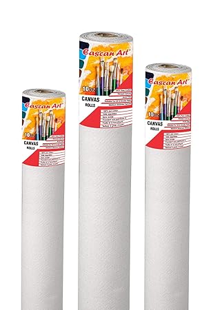 Eascan Art Painting Drawing and Sketch Accessories Cotton Primed Painting Canvas Roll