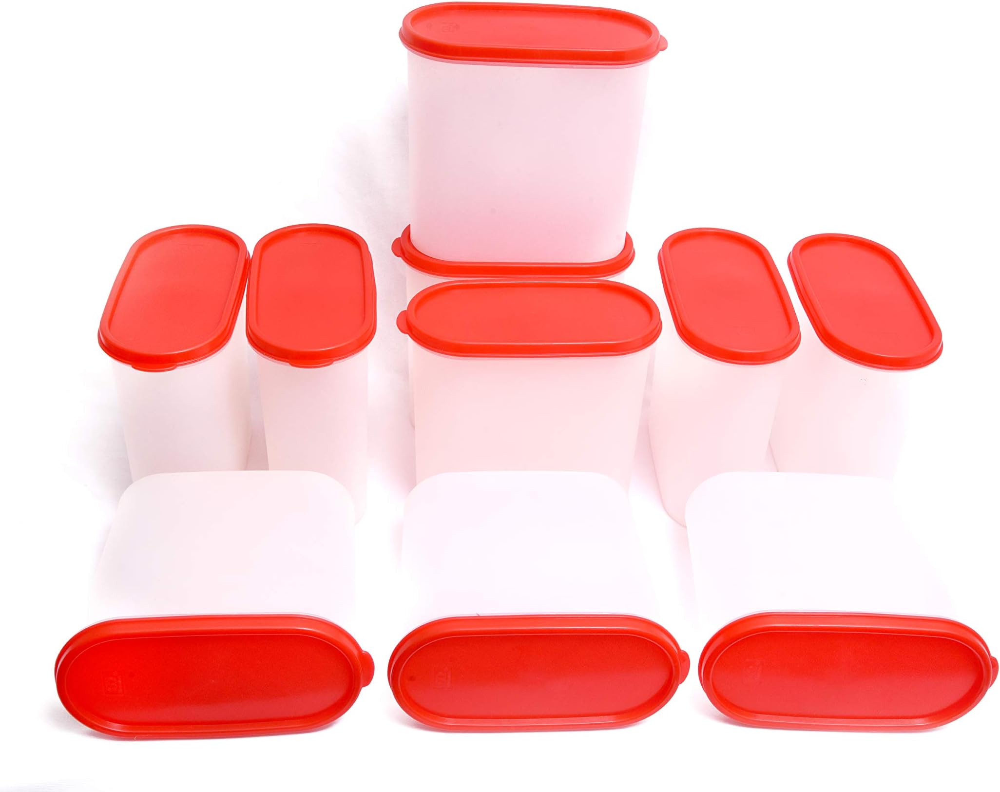 Mahaware Tallboy 10 Pc 1800 Ml Space Saver Container (Micro-Oven Safe)