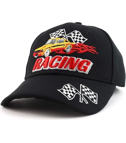 12 Pack Adjustable Checkered Flag Baseball Caps for Racing Fans Bulk Party Amazon.com: Skicuff 12 Pcs Racing Car Flag Hats Bulk for  main image 2