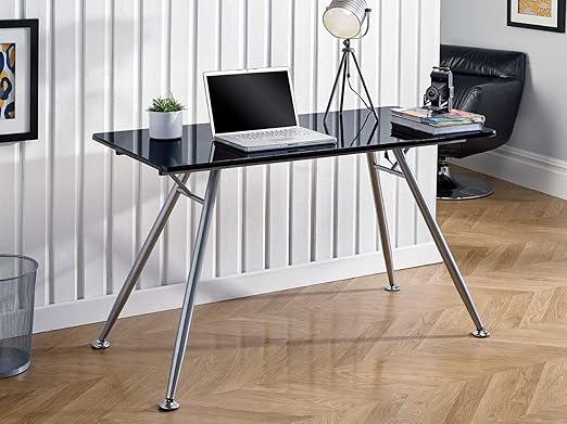 Furnitureboxuk, schwarzen Angelo Hochglanz Computer Home Executive