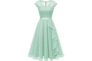 Wedtrend Women's Bridesmaid Dress 2024 Short Prom Dress Ruffle Wedding Guest Cocktail Dress Floral Homecoming Dress