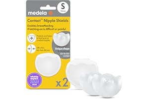 Medela Contact Nipple Shields for Breastfeeding, 16 mm, Food Grade Silicone, Designed to Protect Cracked or Sore Nipples and 