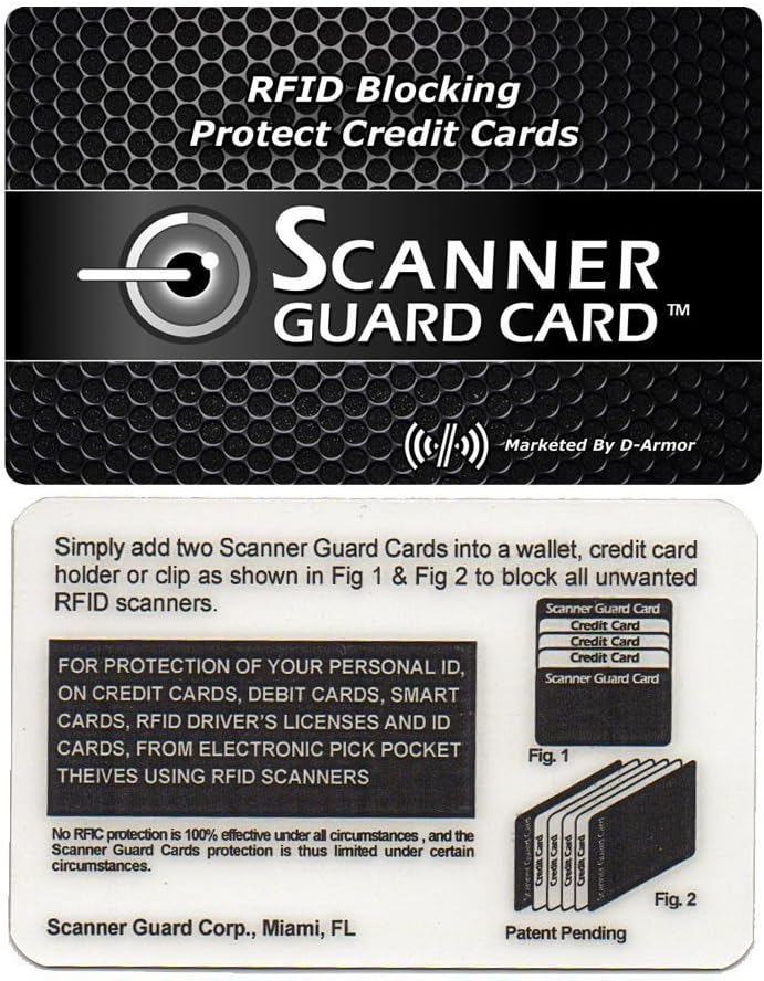 RFID Scanner Guards Sets Of Two
