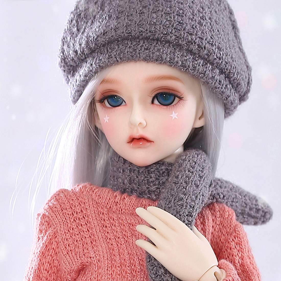 Jenny6981Juli 1/4 BJD Dolls, Girl Dolls for Kids, 40cm Ball Joints Doll Full Set with Makeup and Eyes
