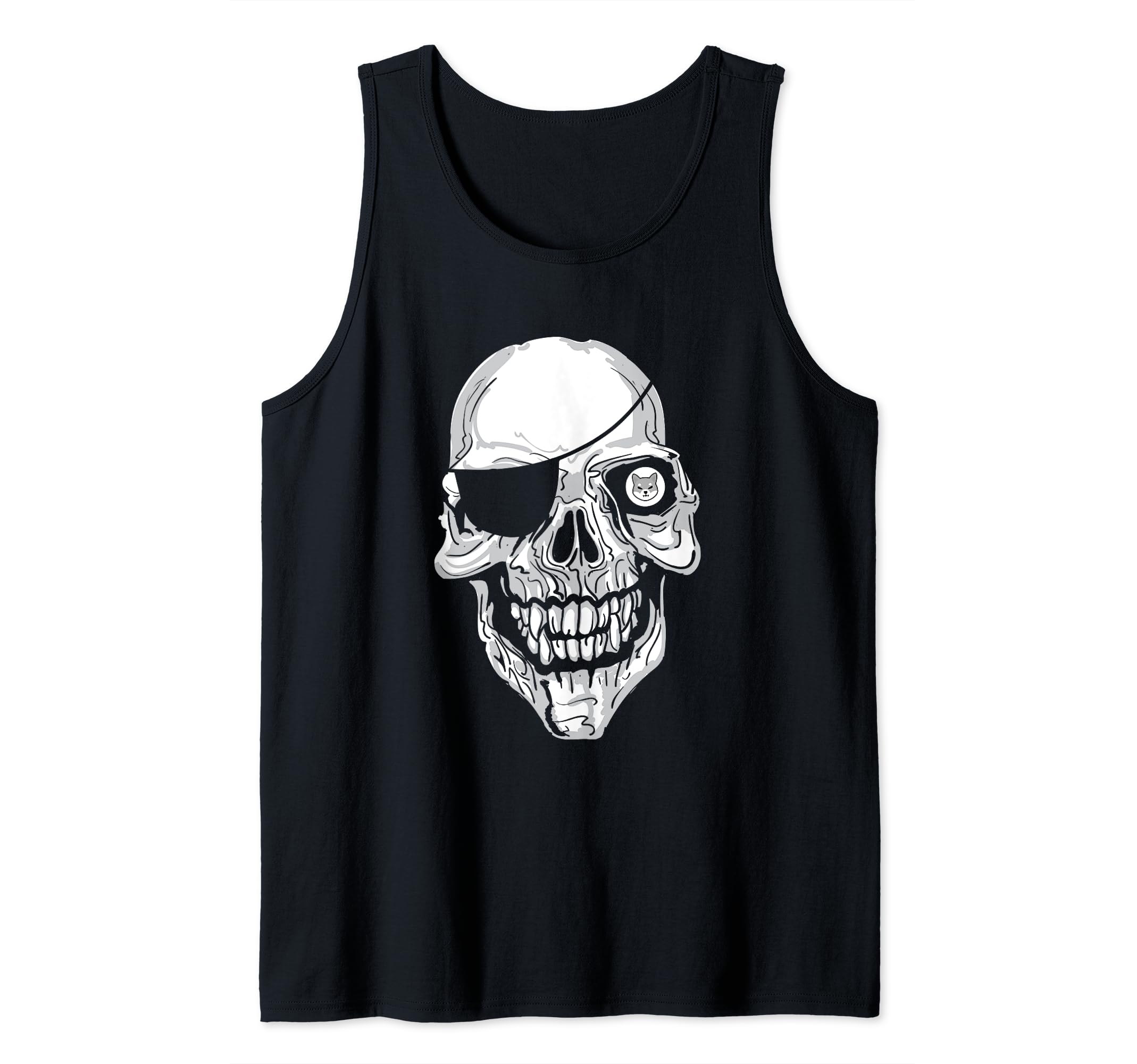 Shiba Inu Coin Pirate Crypto Blockchain Cryptocurrency HODL Tank Top