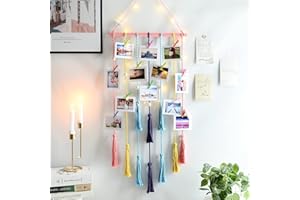 styleonme Frames & Holders Clip Photo Boho Bedroom Decor Teenage Girl Room Decor Birthday Gifts for Grandma Gift for mom Grandma’s Gifts - from Granddaughter and Grandson - Grandmothers Photo Holder