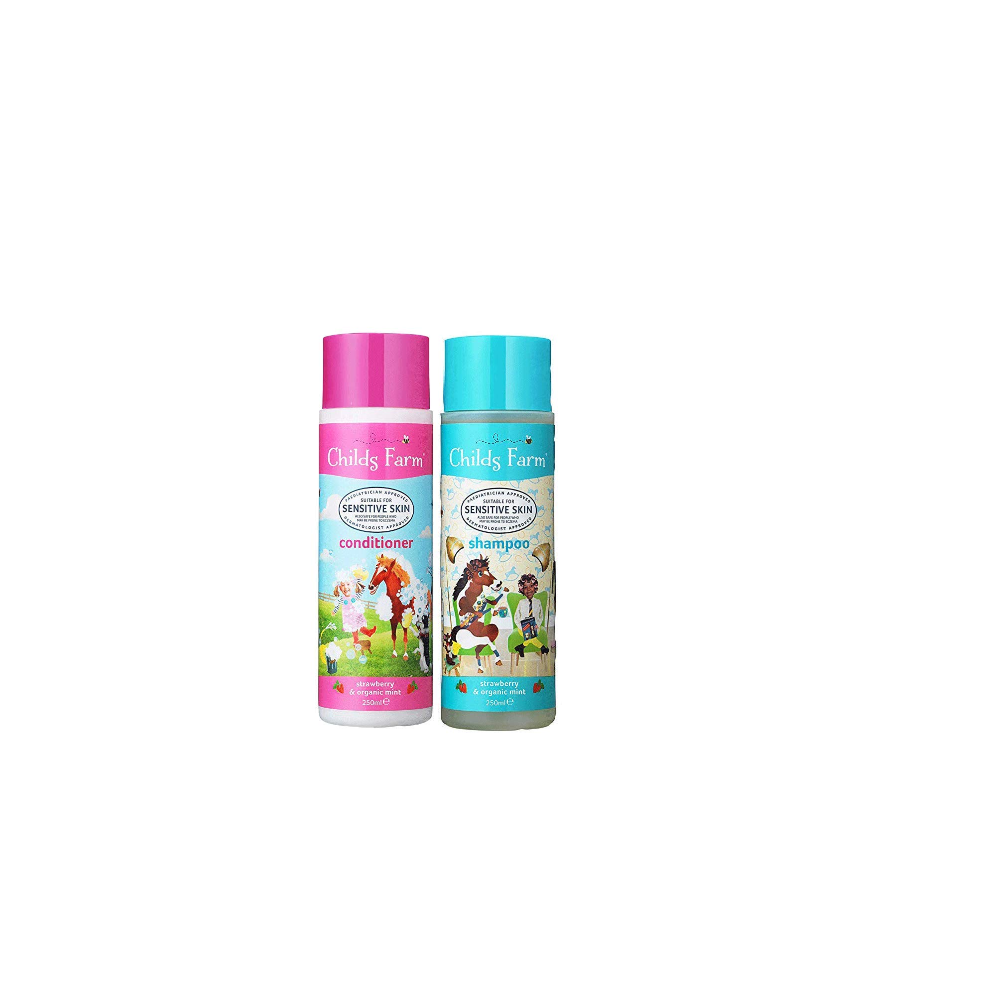 Childs Farm Baby Soft Skin| Shampoo & Conditioner Duo Set| Organic Products| 2 Pack Newborn & Upwards Bath Swim Routine