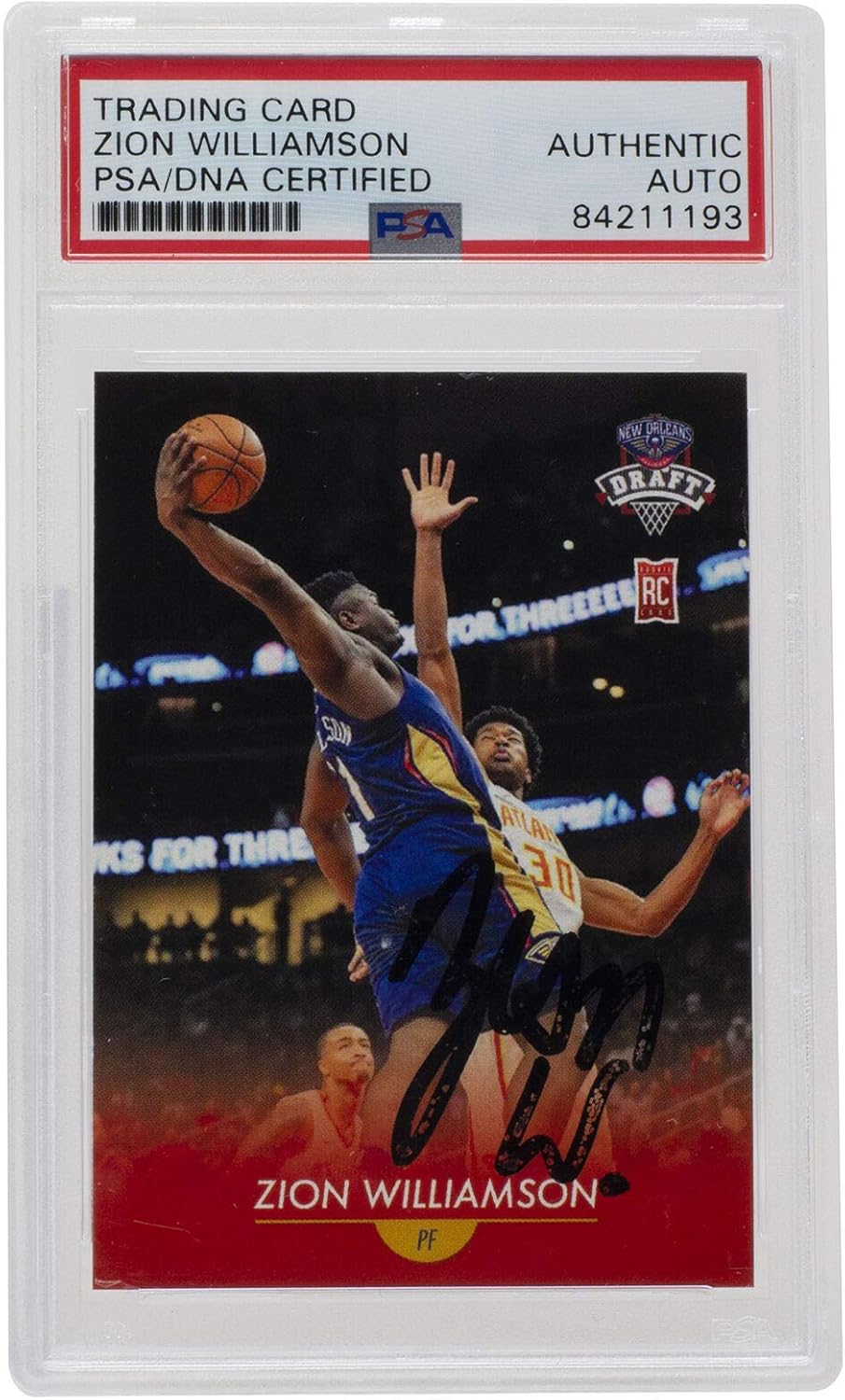 zion williamson autographed basketball