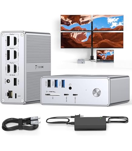 Belkin Thunderbolt 4 Dock Pro, Single 8K @ 60hz, Dual 4K Display