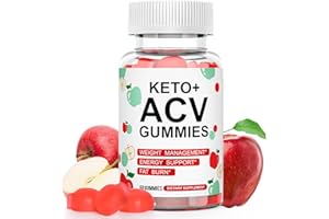 CanineGluca Keto ACV Gummies Advanced Weight Loss - Apple Cider Vinegar for Rapid Fat Burning, Detox & Improved Immunity - Gluten-Free & Sugar-Free Gummies for Women & Men - 60 Gummies