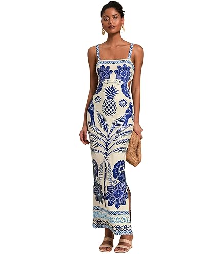 spaghetti strap maxi dress by luisa beccaria resort 2019 Leely Women White Straps A Line Graduation with Lace Deep V-Neck Beach Dress Boho Dress Sundress Spaghetti Strap Julia Linen Spaghetti Strap Maxi