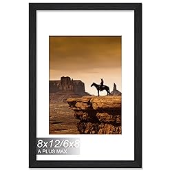 A PLUS MAX 8x12 Picture Frame, Engineered Wood