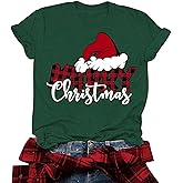 AMWIPE Christmas Shirts Women My Students Stole My Heart Christmas Tshirt Funny Merry Christmas Graphic Tee Tops