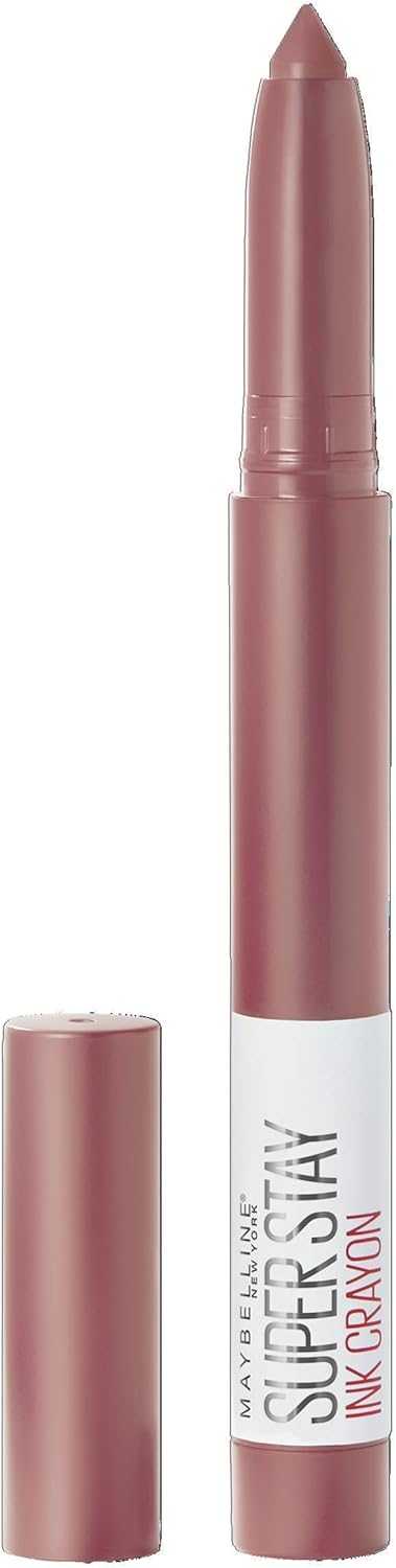 Maybelline Lipstick, Superstay Matte Ink Crayon Longlasting Nude Lipstick With Precision Applicator 15 Lead The Way - Image 3