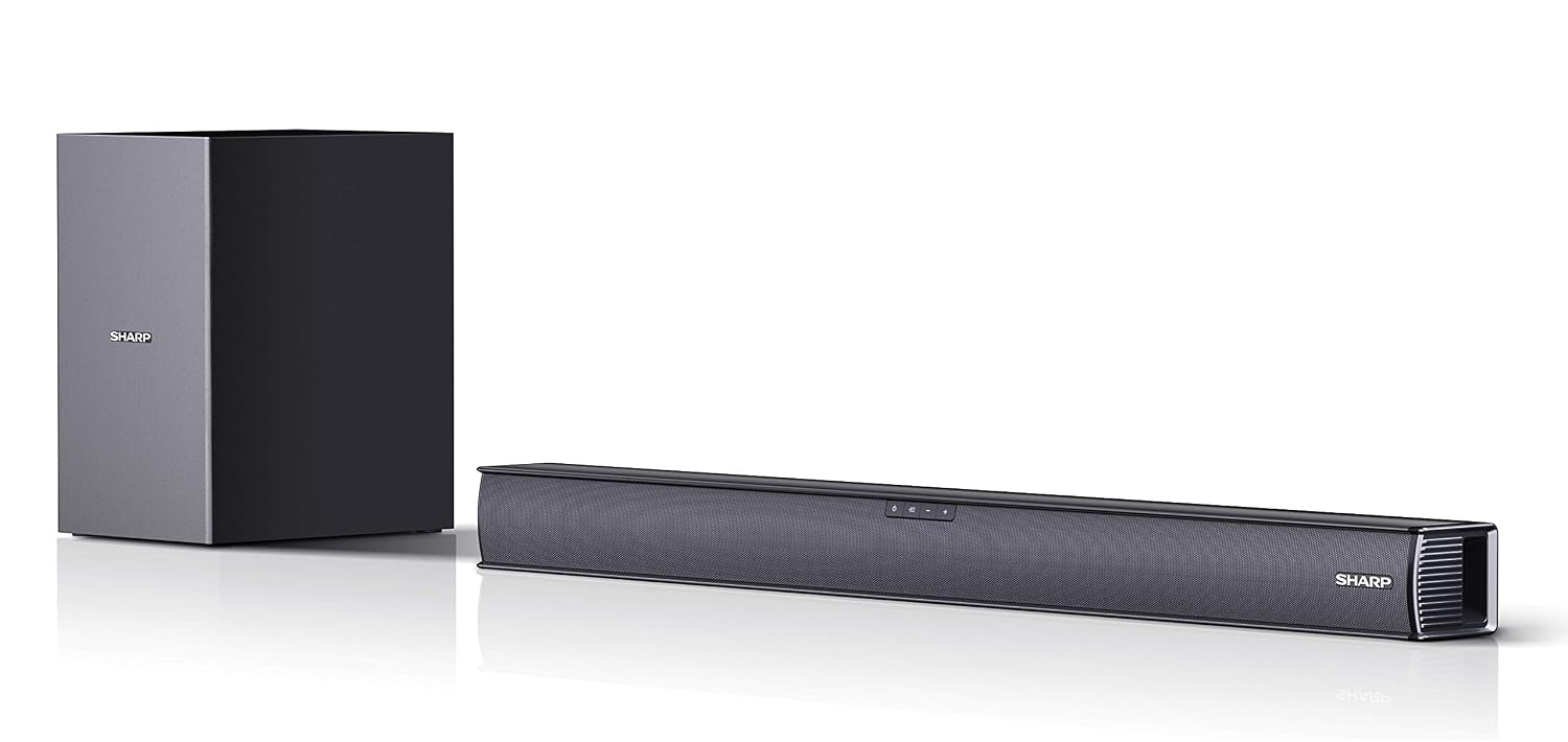 Barra de sonido SHARP con Subwoofer inalámbrico y Bluetooth Barra de sonido SHARP con Subwoofer inalámbrico y Bluetooth