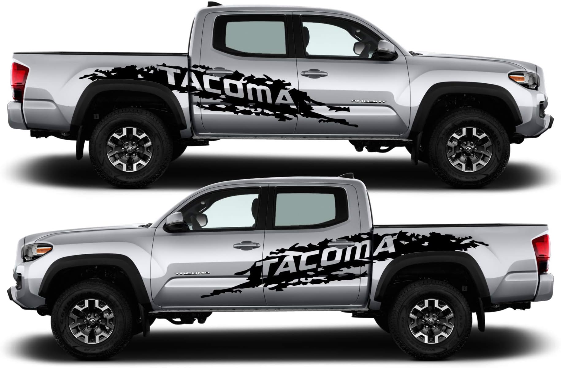 Vinyl XL Graphics Kit Decals for Toyota Tacoma (Black)