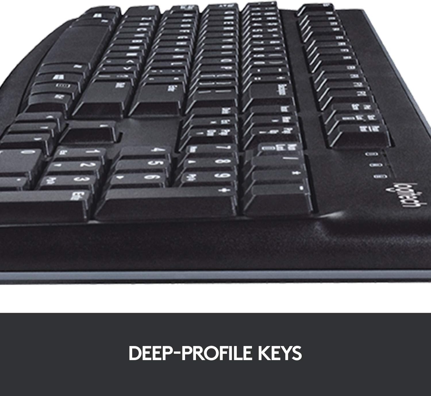 Logitech Desktop MK120 Durable, Comfortable, USB Mouse and keyboard Combo: Electronics