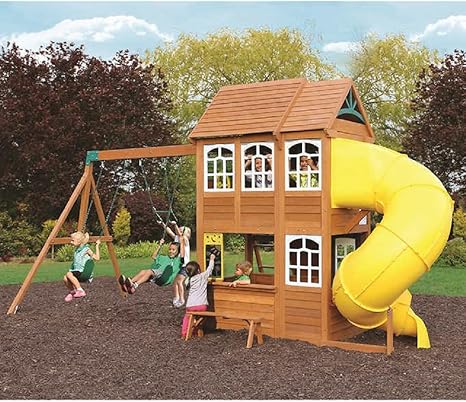 cedar summit richmond lodge wooden play set