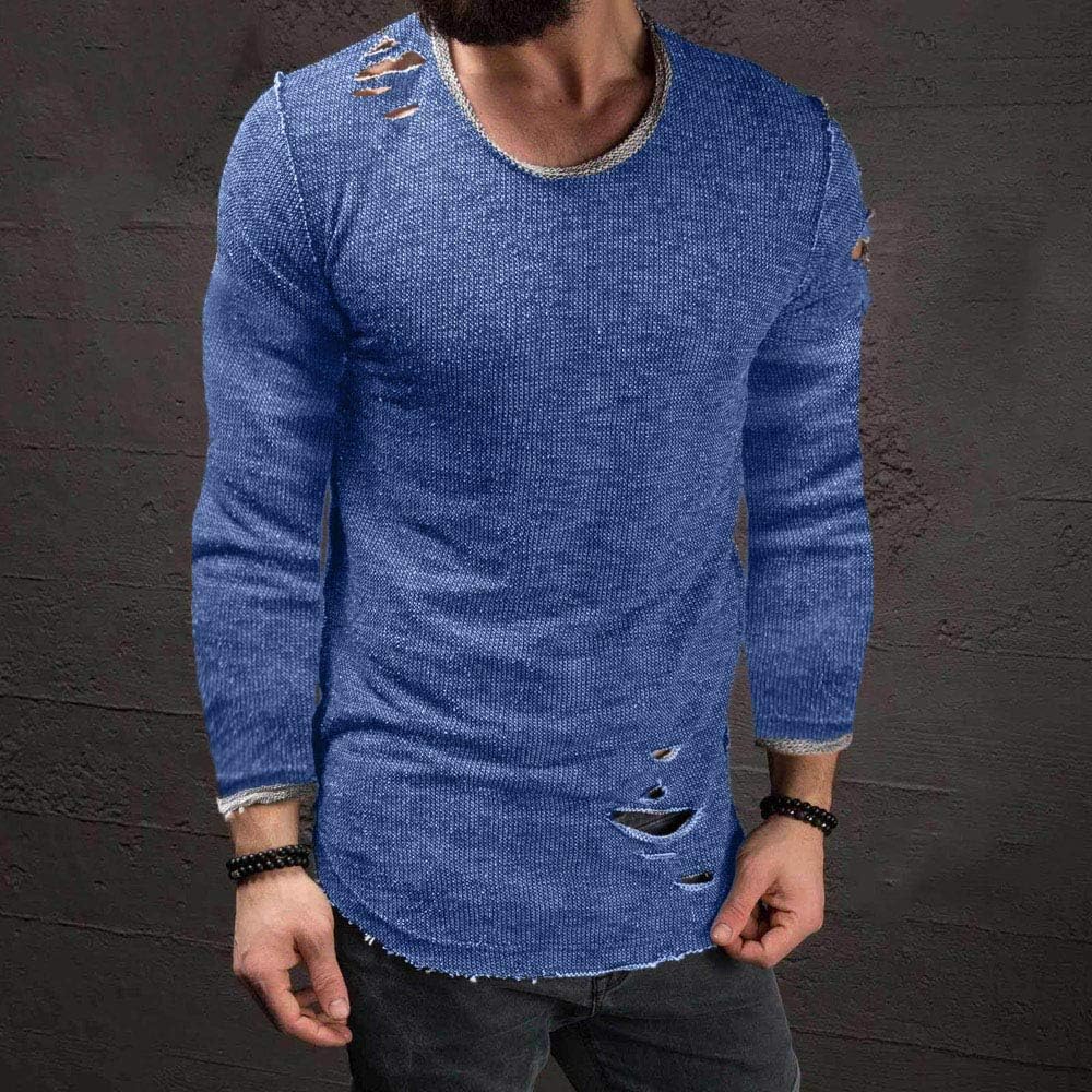 camisetas rasgadas hombre