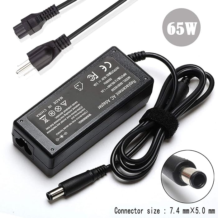 65W AC Adapter Laptop Charger For HP Pavilion G7-1219WM, G7-1222NR, G7-1227NR – 18.5V 3.5A