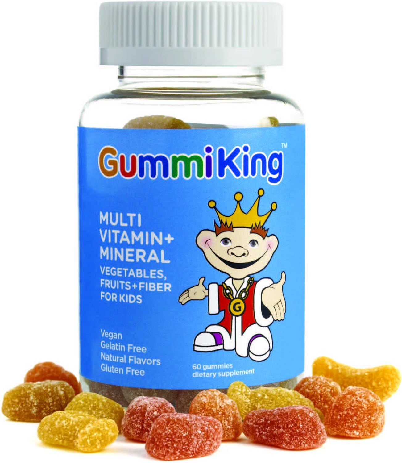 Amazon Gummi King, MultiVitamin and Mineral, Vegetables, Fruits and