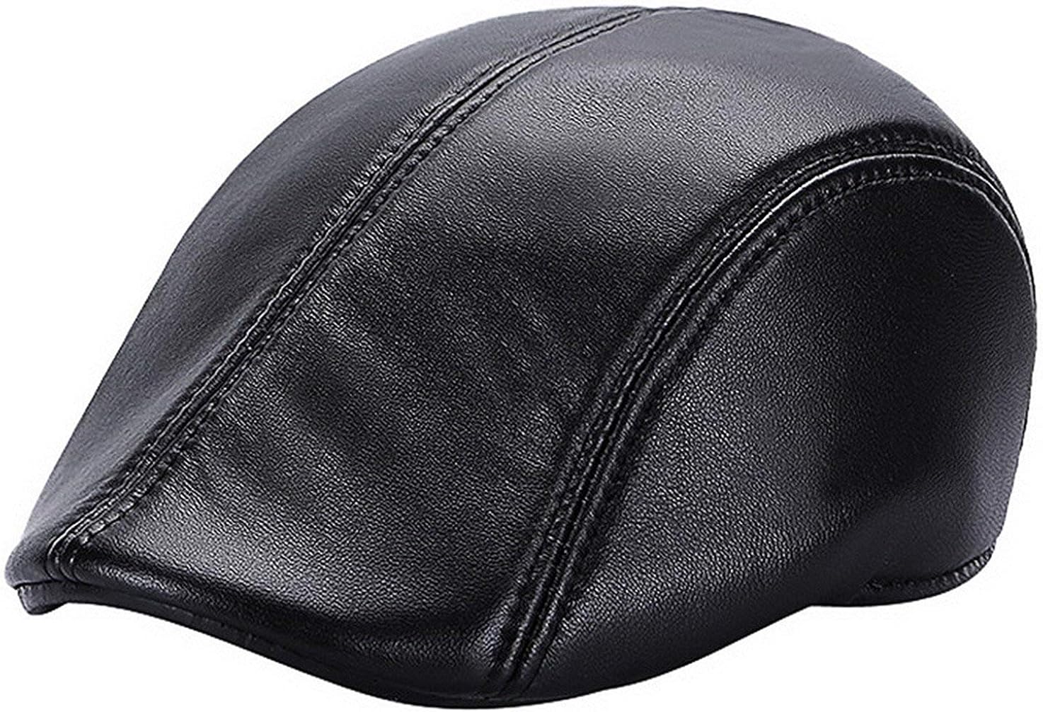 Men Men Leather Winter Spring Cap Modern Newsboy Casual Autumn Fashion