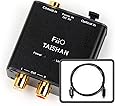 FiiO D3 (D03K) Digital to Analog Audio Converter With Micca 6ft Optical Toslink Cable - 192kHz/24bit Optical and Coaxial DAC