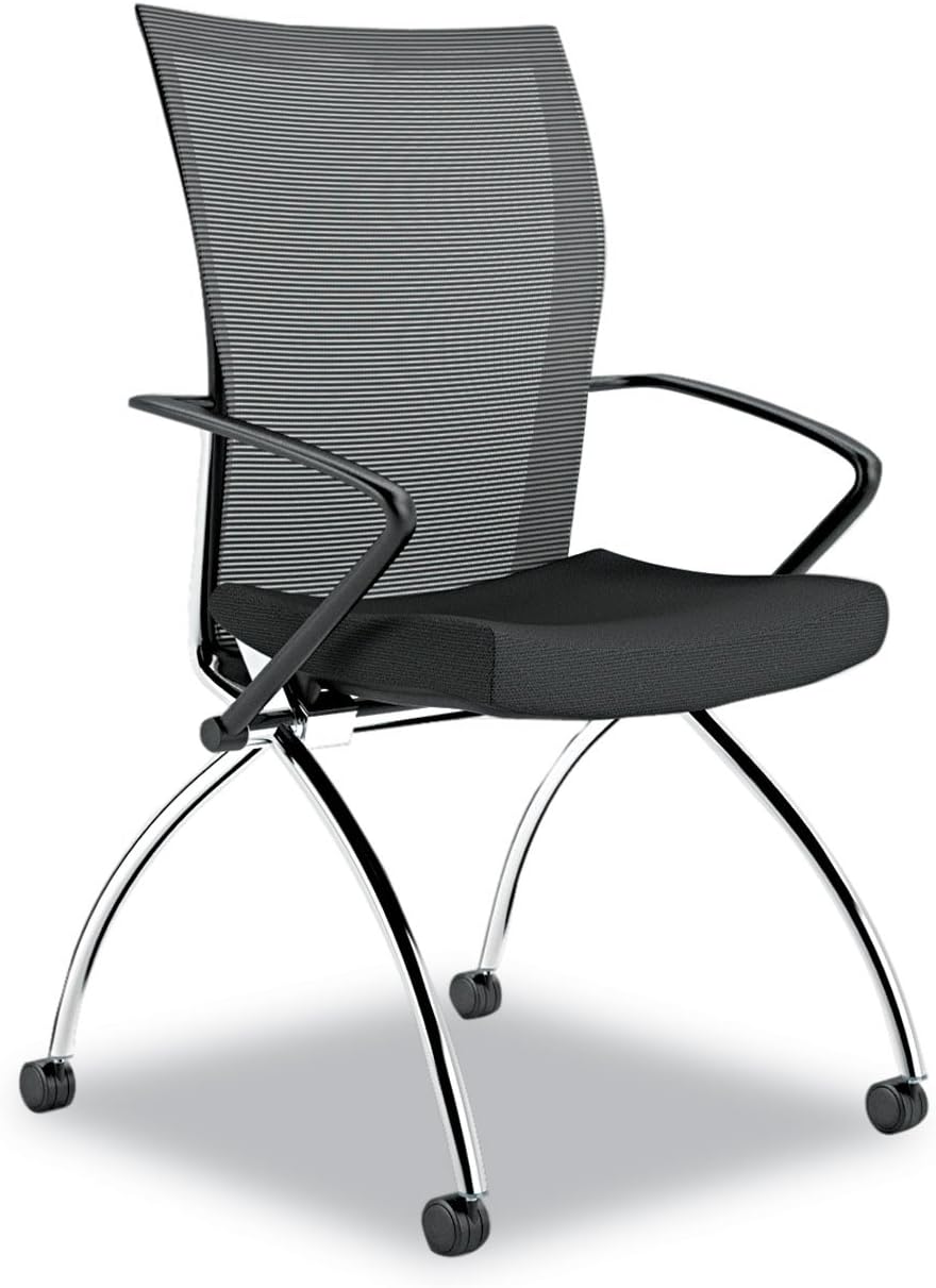 MaylineValore High-Back Guest Chair in Black (Set of 2)