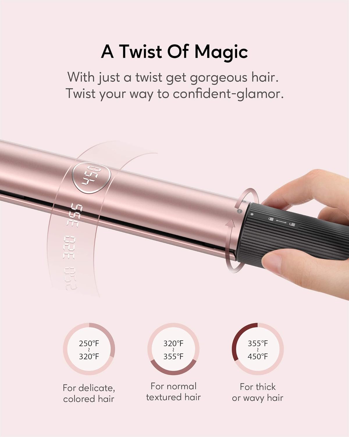 KIPOZI Hair Dryer, Blow Dryer and Hair Straightener Set, All in 1 Hairdressing Suit for Curling Iron, Flat Iron, Salon Negative Ionic Drying, 1875W Powerful: Beauty