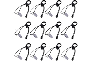 Mudder Backdrop Background Clips Holder for Photo Video Studio, 12 Pack, Black
